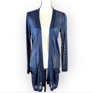 Gaastra Midnight Blue Semi Sheer Duster Cardigan